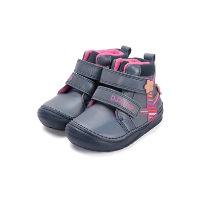 D.D.Step Kék Kislány Zárt cipő Termó béléssel Manóval #S071-52810A