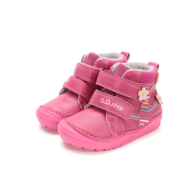 D.D.Step Rózsaszín Kislány Zárt cipő Termó béléssel Manóval #S071-52810B