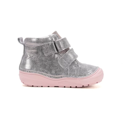 D.D.Step Ezüst Kislány Zárt cipő Termó béléssel Manóval #S071-52810