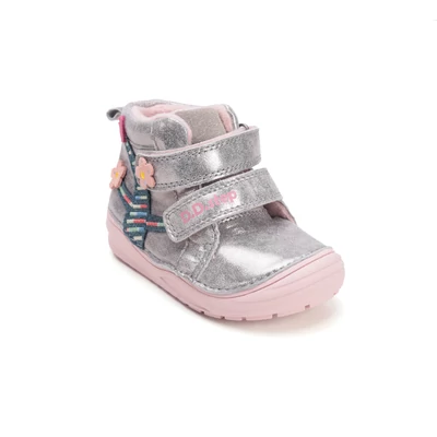 D.D.Step Ezüst Kislány Zárt cipő Termó béléssel Manóval #S071-52810