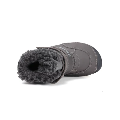 D.D.Step szürke Kisfiú Barefoot Bélelt bokacipő krokodillal #W063-52415A